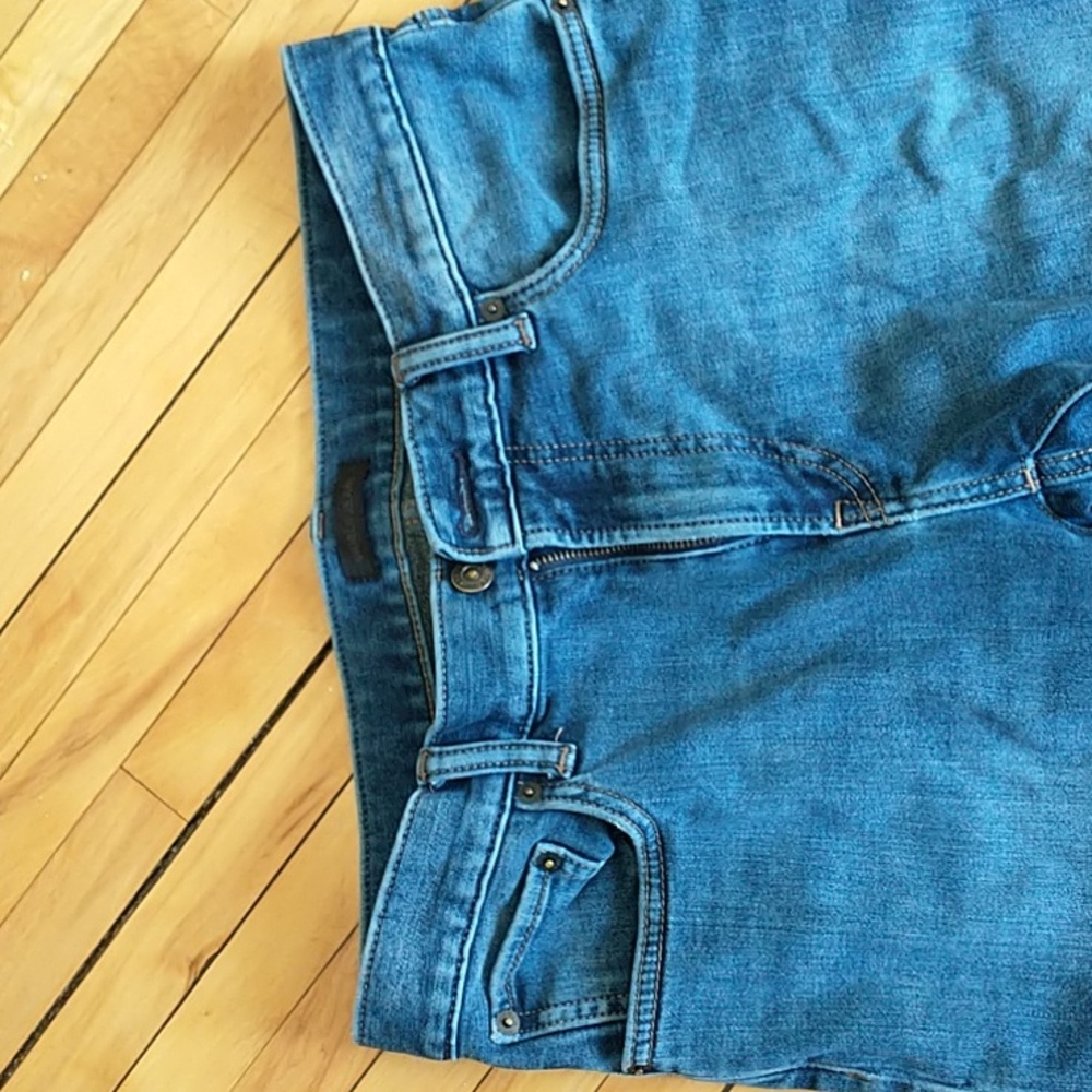 Uniqlo Heattech Slim Fit Tapered Jeans Men's size 32x34inches Middle Rise Pants - Picture 6 of 6